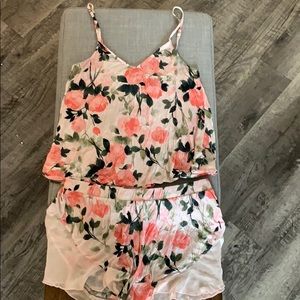 Tahari Floral 2 Piece Floral Pajamas
